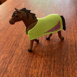 Playmobil Horse With Green blanket