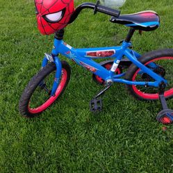 Spiderman Bike And Helmit