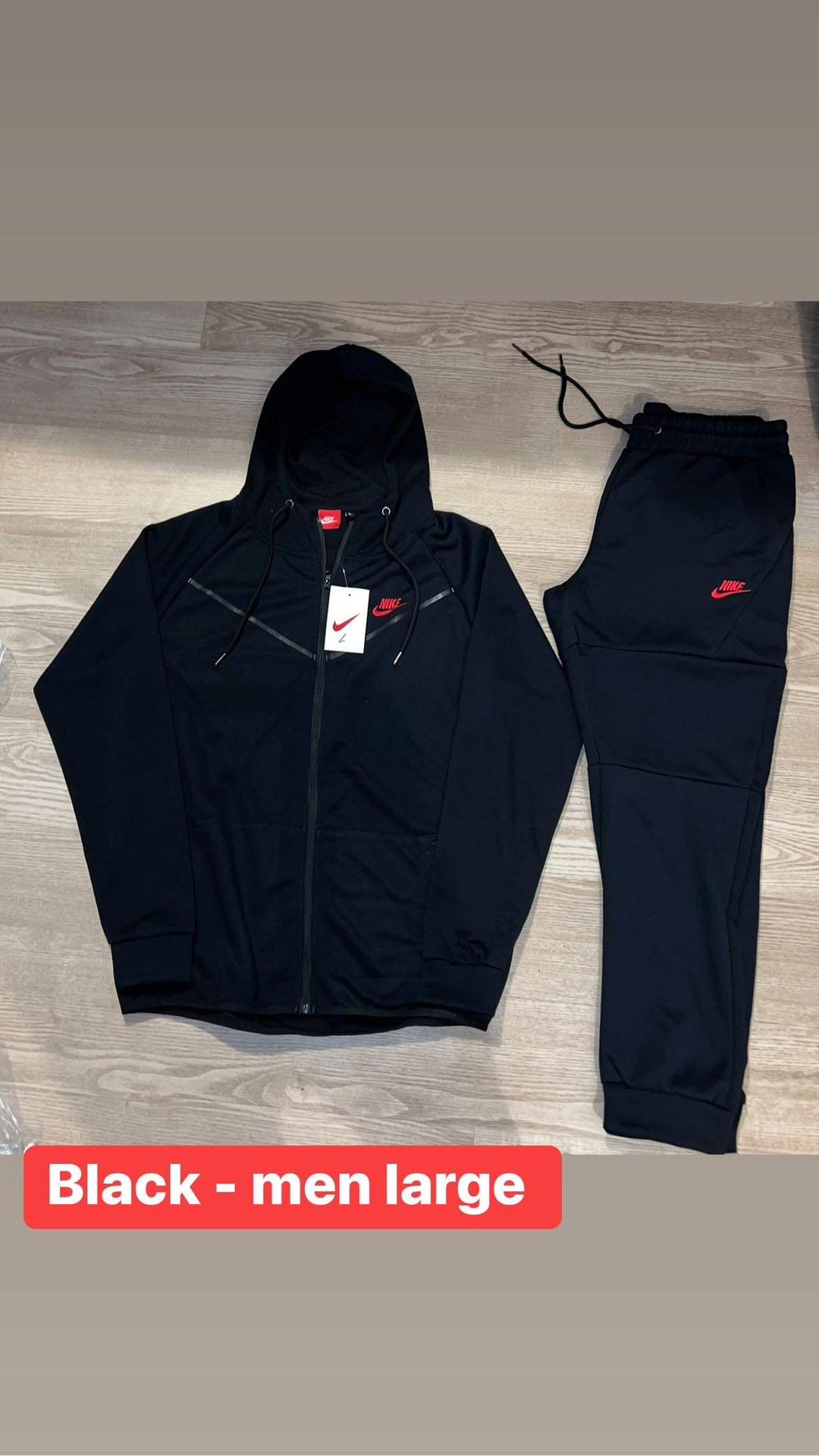 Black N Red Men Size Large Nike Sweatsuit for Sale in Buffalo, NY - OfferUp