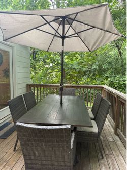 Outdoor patio set