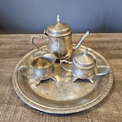 Silver-Plated Tea Set