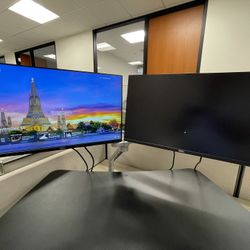 2 Dell 24” Monitors With Workrite Dual Stand