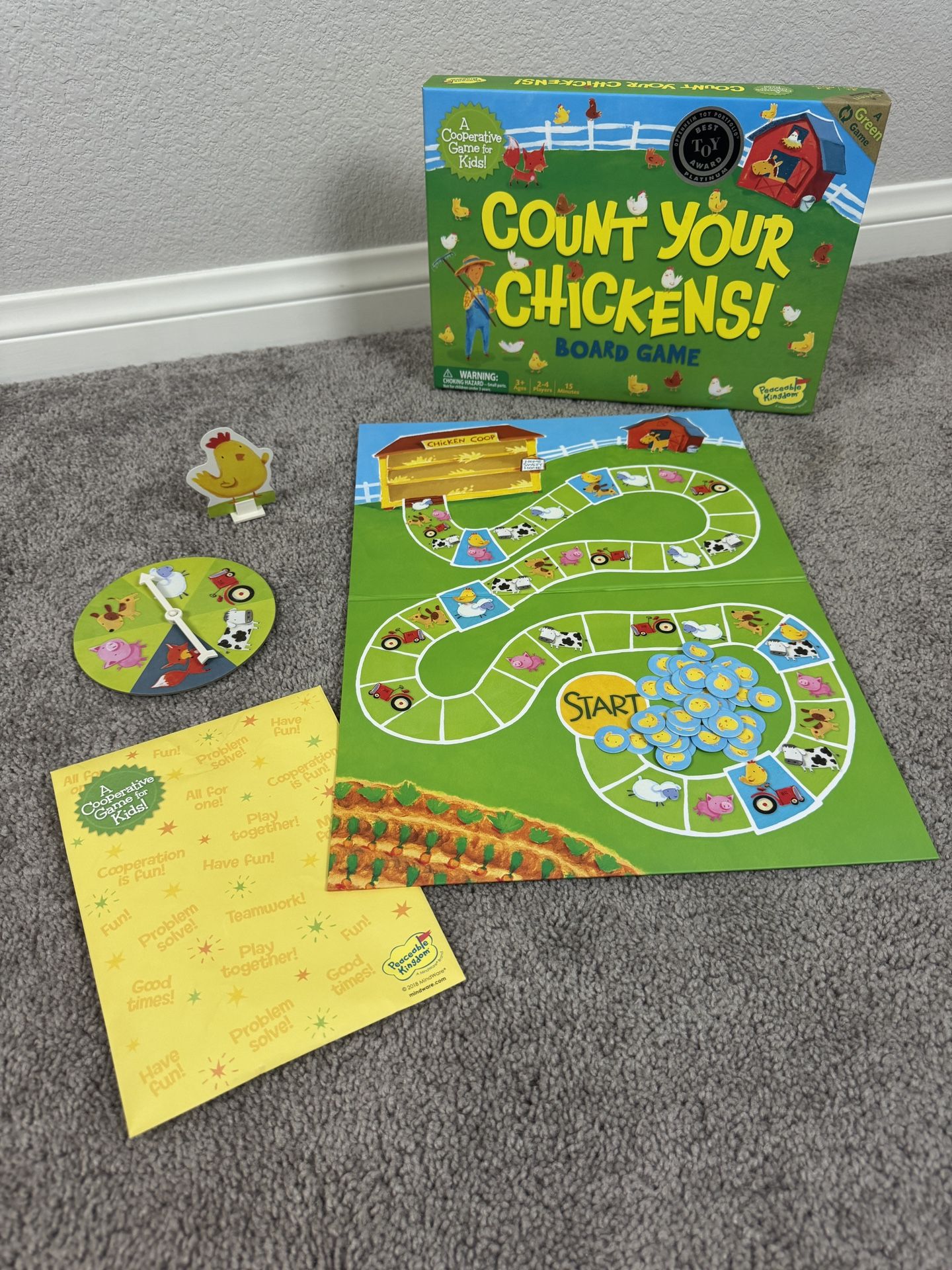Count Your Chickens Board Game