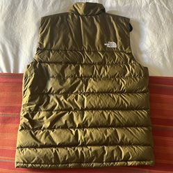  Winter North Face Puffer Vest Green