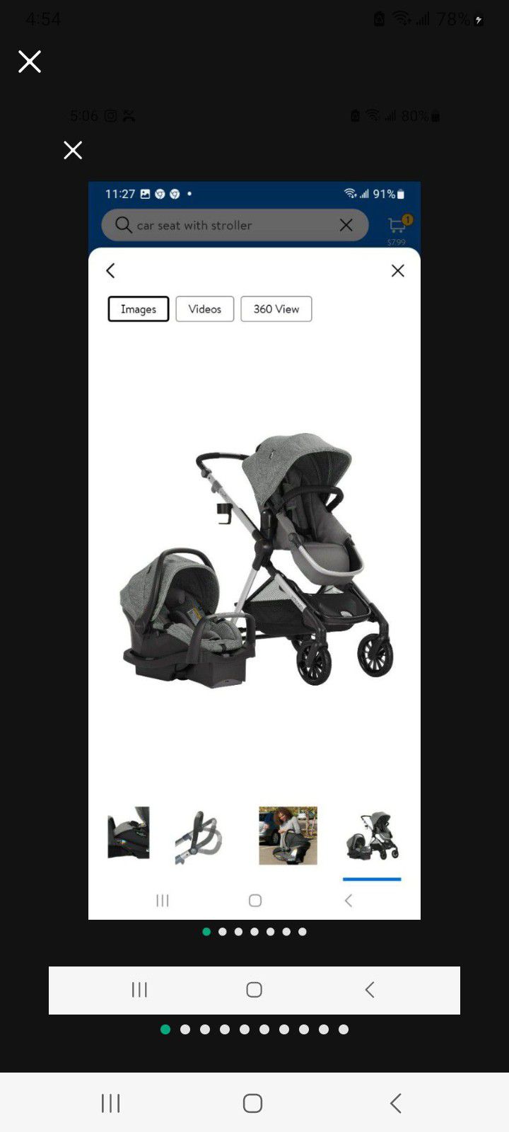 Graco Storller And Car Seat  With Base