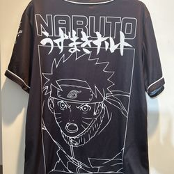 NARUTO anime Baseball Jersey Men’s Size Medium 