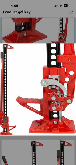 XtremepowerUS 48'' Universal Farm Jack for Tractor, Truck, SUV - Ratcheting Off Road Trail Bumper Utility Jack - 3-Ton Capacity Lift   21 $70