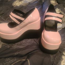 Pink Demonia Platforms 10W