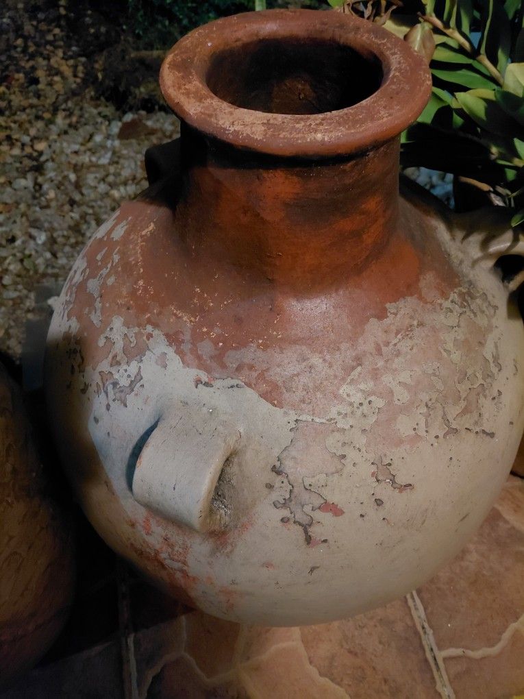 Large Vintage Terracotta Pottery