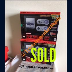Super Nintendo Classic Brand new in Box $150
