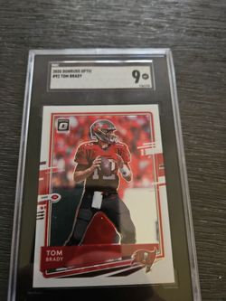 2020 donruss optic holo #92 Tom Brady SGC mint