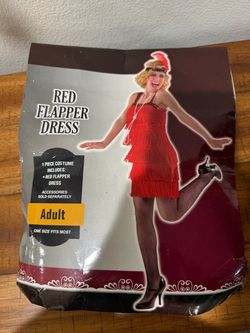 Flapper Girl Costume Size Small/Medium