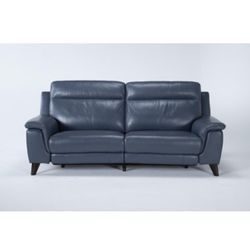 Leather Reclining Sofa 