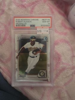 2020 Bowman Chrome Robert Puason PSA 10 #BCP145
