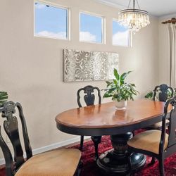 4 Person Oval Dining Table