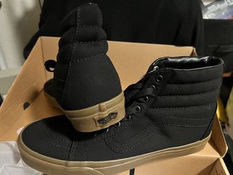 🔥 BRAND NEW Vans Sk8-Hi Reissue — Black/Gum 🔥