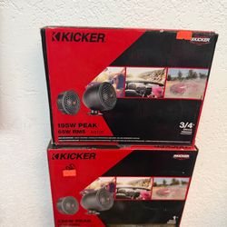 Kicker 3/4’ tweeters