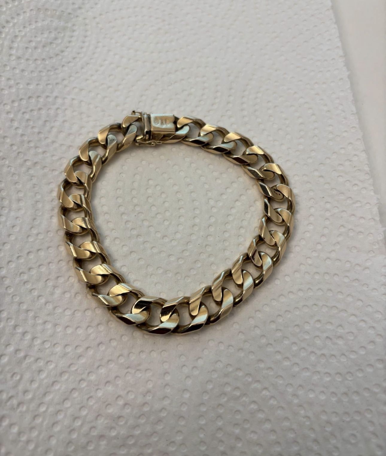 14K Gold Cuban Link Bracelet