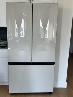 Samsung 30 cu. ft. Bespoke 3-Door French Door Refrigerator with Beverage Center