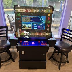3-Sided Tilt Cocktail Table Arcade Machine