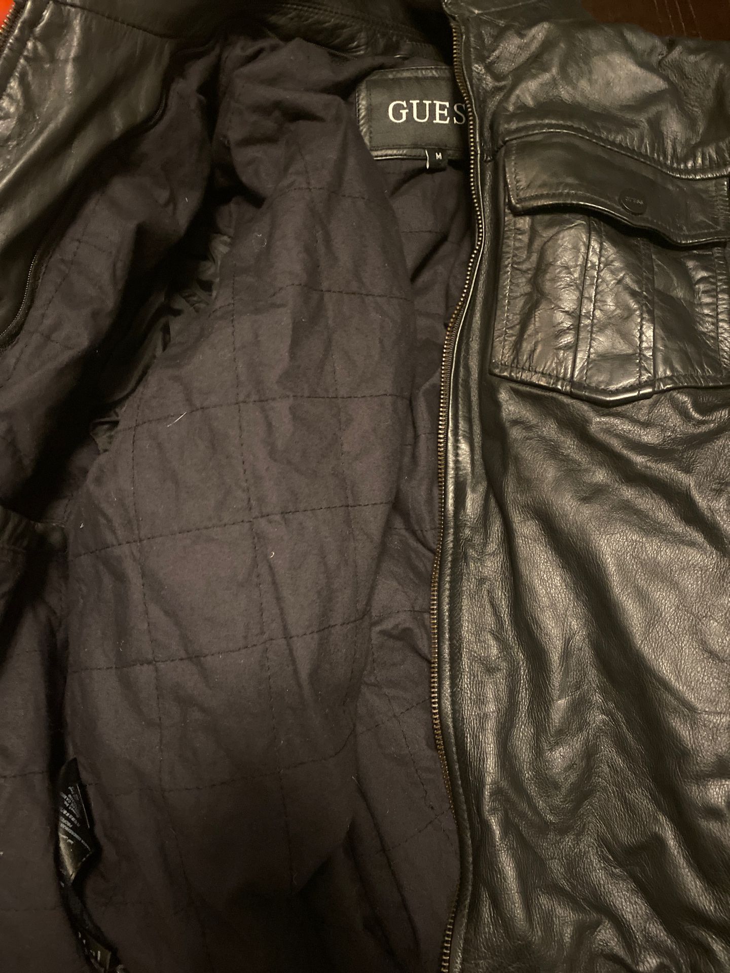 Guess leather jacket (medium)