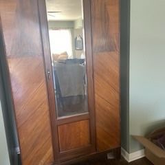 Armoire Mirror Storage Chest