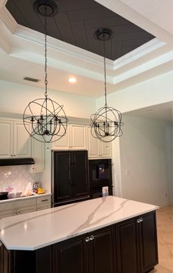 Ballard designs Sphere chandelier