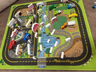 Melissa & Doug Road Rug Play Set – Educational Toy
