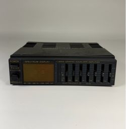 UNTESTED American HI-FI EQ-35 Car 7-Band Graphic Equalizer with Spectrum Display