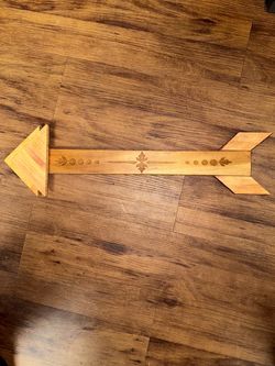 Handcrafted Wood Arrow Wall Decor - Artisan Compass & Directional Accent