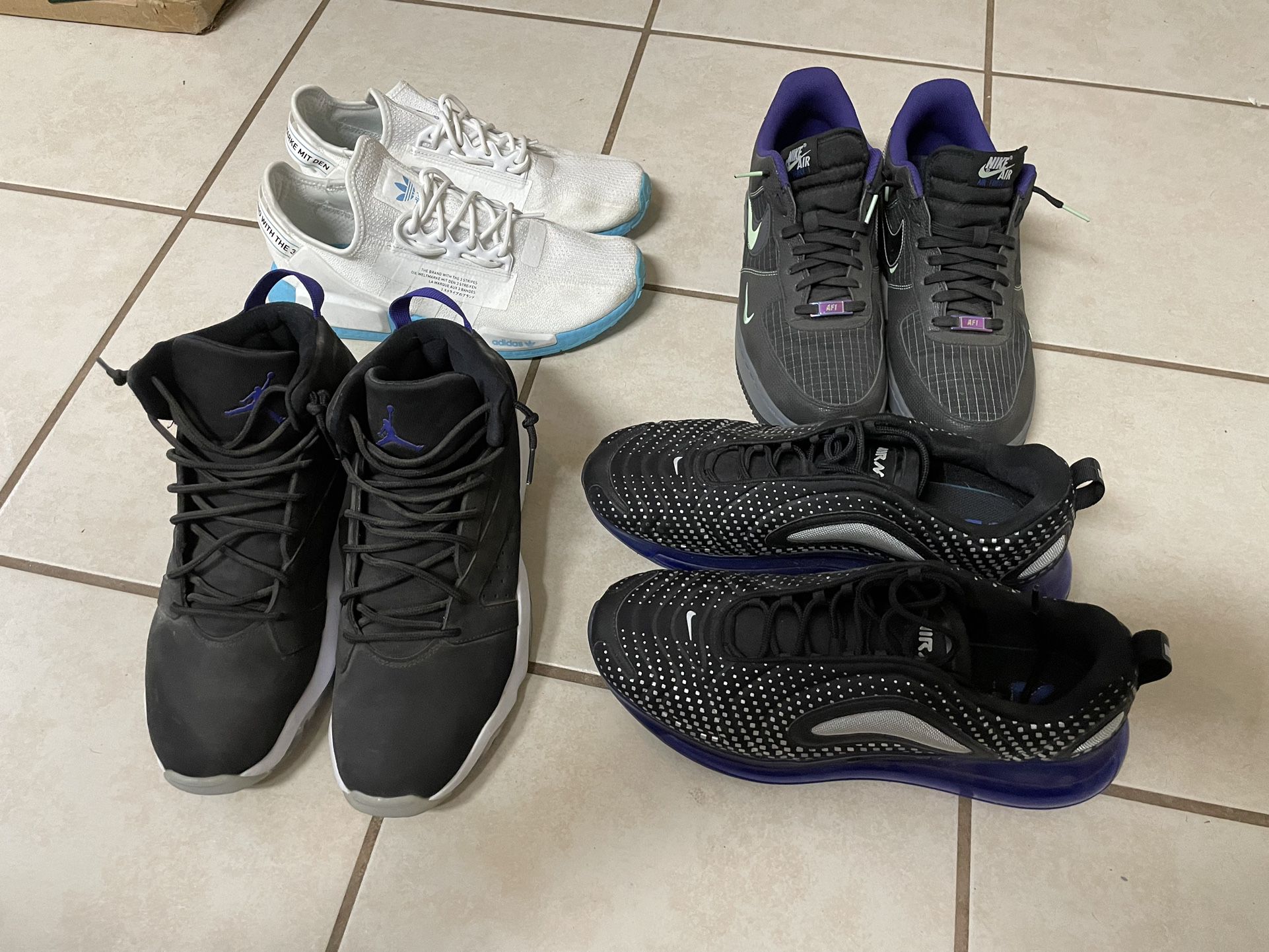 Men’s Shoe lot Jordan’s, Nikes, adidas 