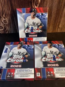 Sealed 2026 Topps Chrome MLB Megabox
