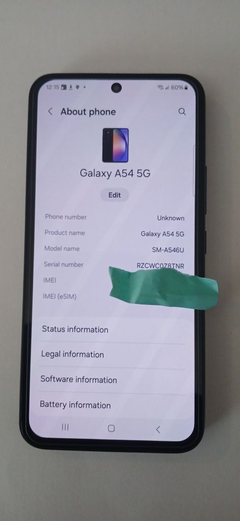 Cricket Samsung Galaxy A54 5g ($160))