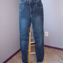 Street & steel women's motorcycle rider padded jeans size 4
Waist length 15" Length from waist to foot 39.5"