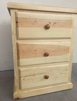 3  drawer pine