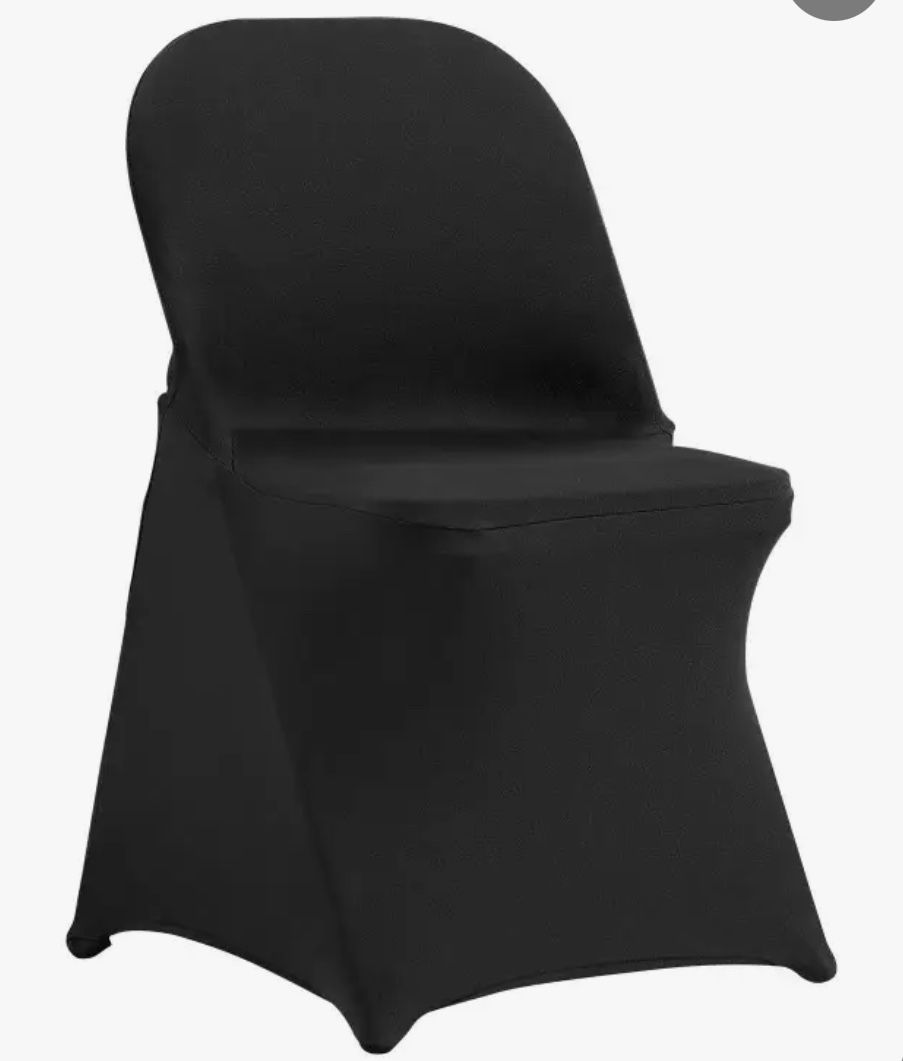 Wedding Chair Covers Spandex Black 100 Ct.