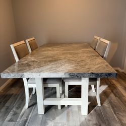Dining Table With 4 Chairs