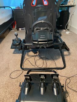 Racing Chair (Logitech G920 w/ shifter, folding chair)