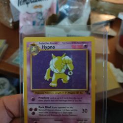 RARE HYPNO  POKEMON ORIGINAL/ CARD.   ( NOT HOLO) $5  PICK ⛏️ UP ONLY