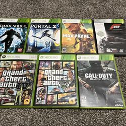 $65 For 7 Xbox 360 Games: GTA, Forza, Dark Souls, Portal, Max Payne, Call Of Duty Black Ops