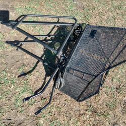 Bontrager Rear Rack With Quick Disconnect Basket