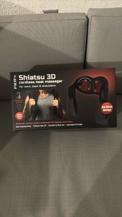 Shiatsu 3D cordless heat massager