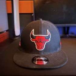 Bulls Snap back hat, Black, fits all