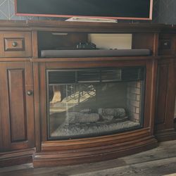 Electric Fireplace TV Stand
