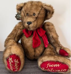 Large Brown Christmas Bear