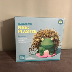 Paint Your Own Frog Planter 