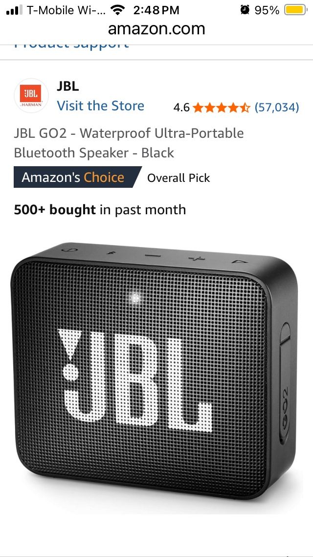 Bluetooth Speaker JBL Wireless, Waterproof
