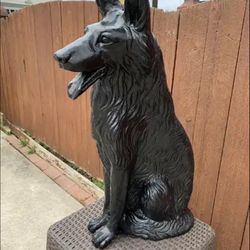 3 Foot Tall German Shepherd Statue