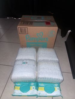 Pampers Size 2 Diapers & Wipes Bundle – Brand New! 🍼