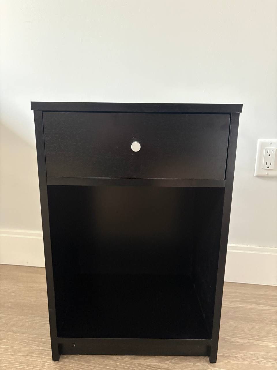 Black Bedside Table – Perfect Condition